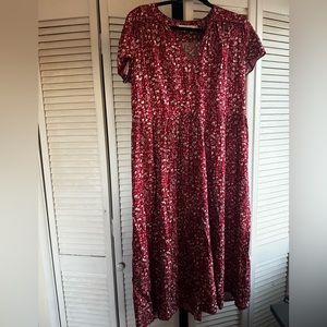 Christy Dawn “Dawn Dress” in Crimson Garden XL Petite
